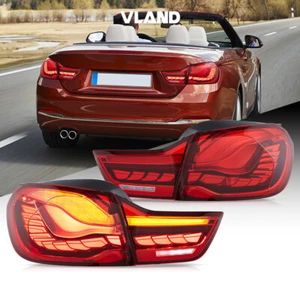 OLED Tail Lights Fit 2014-2020 BMW 4-Series M4 F32 F33 F36 F82 F83 w/Sequential - Picture 1 of 16