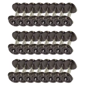 24 Stück Spur H0 1:87 DC Radsatz Nadellager 36'' Metallräder Für Modellbahn - Bild 1 von 7