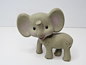 Vintage BABY Toy Infantino LOT Squeeze & Teethe GRAY ELEPHANT Teether Squeak OH - Picture 1 of 6