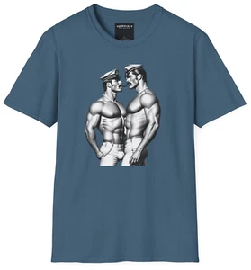 Gay Tees LGBT Pride Tom Of Finland Beefcake Hunk Southern Decadence Equality Tee - Bild 1 von 23