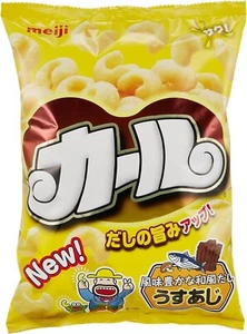 Meiji Carl milder Fischvorrat Geschmack Maissnack 68g aus Japan japanischer Snack - Bild 1 von 2