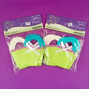 $8. NIP! 16 Colorful Easter Candy Cookie Cake Treat Boxes HALLMARK Party Express - Picture 1 of 11