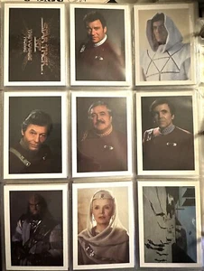 STAR TREK : THE VOYAGE HOME FTCC Complete Trading Cards Set 1-60 1987 NM - Picture 1 of 6