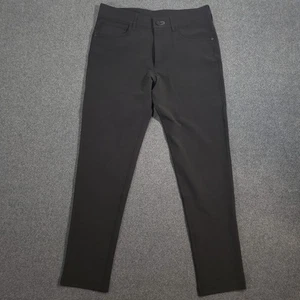 Public Rec Pants Men 28/30 Black 5 Pocket Straight Performance Athleisure Golf - Picture 1 of 11