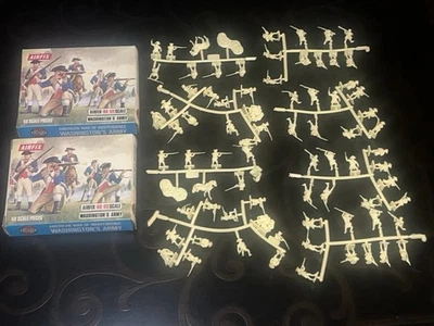 2 NUEVAS Cajas Airfix Guerra Americana de Independencia Ejército de Washington S39 HO/00 1739 Foto 1 de 4