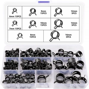 90 Pezzi 6/7/8/9/10/12/14/16 Mm Clip Fascette Stringitubo a Molla, Fascette per  - Foto 1 di 12