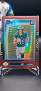 🔥Will Shipley (RC) 🔥Red Hyper Prizm🔥2024 Panini Donruss Optic Rated Rookie - Picture 1 of 2