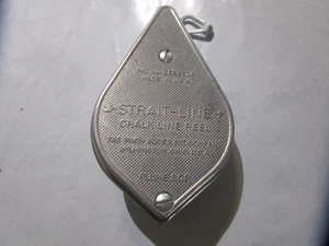 Vintage Strait-Line Irwin Coclea Bit Company Linea Gesso Mulinello Plumb Bob - Foto 1 di 3