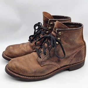 Red Wing Heritage 6" Blacksmith 3343 Boot Men's Size 8 D Copper Rough & Tough - Picture 1 of 9