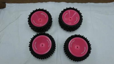 4 x Reifen Räder RC 1/10 -Offroad Reifen Felgen Für  Car Tamiya - Bild 1 von 3