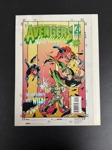 "Avengers Unplugged #2" Color Separation 9x12 - Picture 1 of 4