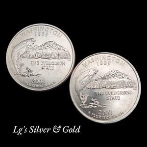 2007 P & D Washington State Quarter Set BU ☆FREE SHIPPING☆ - Picture 1 of 2