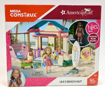 American Girl Mega Construx Lea's Beach Hut Construction Kit DXW91 ~ NEW in Box - Image 1 of 2