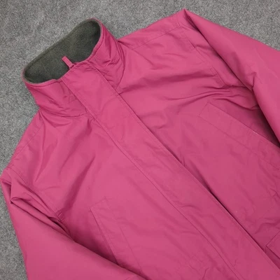 Chaqueta parka aislante con capucha rosa Lands End Petite S para mujer Foto 1 de 4
