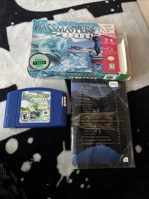 BASS Masters 2000 (1999) Nintendo 64 CIB Foto 1 de 2