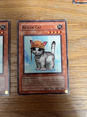1st Ed Rescue Cat FET-EN033 Yugioh LP - Image 1 of 4