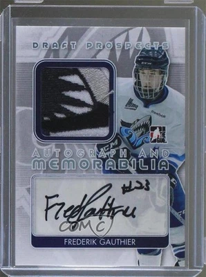 2013 ITG Draft Prospects and Memorabilia Silver Frederik Gauthier #AM-FG Auto - Image 1 of 2