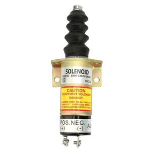 12V Shut Off Solenoid Valve Stop Solenoid 1502-12c7u2b2s1 Steel Housing Engine - Picture 1 of 7