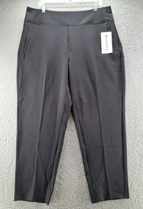 Athleta Endless Damenhose hoher Bund 16 schwarz Stretch atmungsaktiv schnelltrocknend neu mit Etikett - Bild 1 von 12