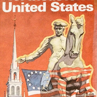 1976 Citgo Road Map Bicentennial Eastern US American Revolution Vintage 10 DWF10 - Image 1 of 4