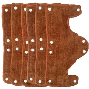 Big Brown Hard Hat Sweatband,Reusable Washable Terry Cotton Hard Hat Liner sn... - Picture 1 of 4