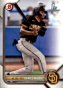2022 BOWMAN PROSPECTS 1ST BASE PAPER  BP108 JAMES WOOD SAN DIEGO PADRES  RC - Picture 1 of 2
