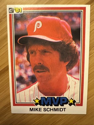 B1G1 50% Off • Mike Schmidt MVP Philadelphia Phillies • 1981 Donruss #590 - Image 1 of 2