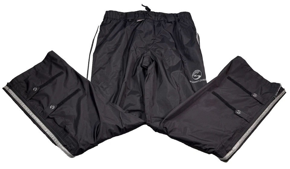 Showers Pass 男式 XL Transit 雨裤黑色长 35 英寸内缝自行车远足 — 第 1/4 张图片