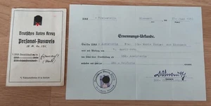DRK Ausweis mit Urkunde - Bild 1 von 5