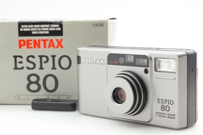 [Unused Box] Pentax Espio 80 35mm Film Camera Silver From JAPAN - Image 1 of 4