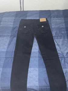 True Religion Size 12 Black With Pink Accents - Picture 1 of 11