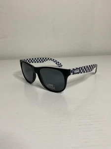 Vans Off The Wall Keech Shades UV400 blau/weiß Schachbrettmuster Sonnenbrille für Herren - Bild 1 von 12