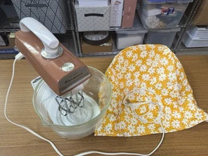 Vtg Sears Kenmore Stand Mixer 400.82572 Glass Mixing Bowl Beaters Cover Tested - Picture 1 of 17