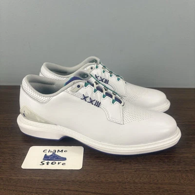 Jordan ADG 5 Golf Shoes White Emerald Grape Ice FQ6642-100 Men’s Sz 7.5 - Image 1 of 4