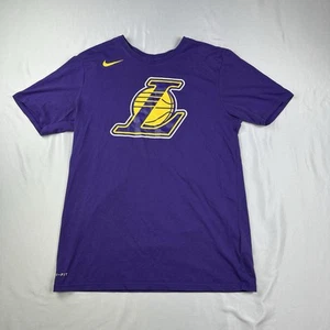 LA Lakers Nike purple Logo Tshirt Men’s Size Medium - Picture 1 of 10
