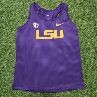 Camiseta deportiva Nike LSU Tigers emitida por el equipo de atletismo púrpura DC8211-545 talla L Foto 1 de 4