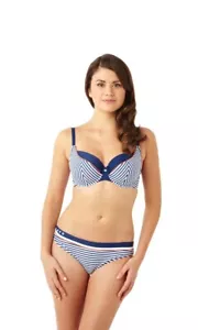 36E PANACHE SWIMWEAR LUCILLE BALCONNET BIKINI BRA+12 CLASSIC PANT-SET SW0064- - Picture 1 of 2