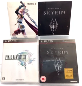 Lot of 2 PS3 Final Fantasy XⅢ & SKYRIM Sony Japan PlayStation3 Game JP - Picture 1 of 24