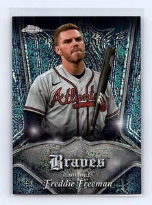 2022 Topps Chrome #P-8 Freddie Freeman Pinstriped - Picture 1 of 2