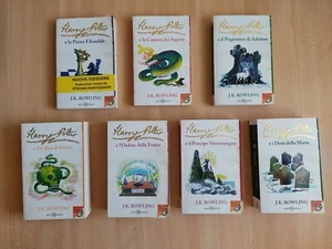HARRY POTTER Saga completa, BES SALANI Con Fascetta Prime Stampe - Foto 1 di 8