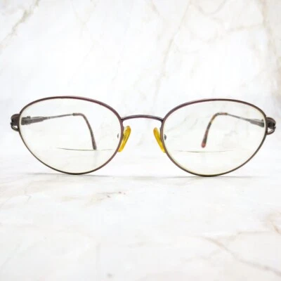 Catherine Deneuve Eyeglasses Frame CD088 Women's Brown Metal Oval Full Rim 52-19 - Image 1 of 4