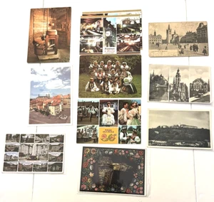 11 Czech Republic Postcards 2 Posted w/ Stamps 1 Undivided Prague - Picture 1 of 5