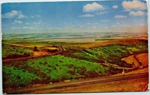 1953 Emigrant Hill OR Aerial View INTERESTING MESSAGE Car 20 MPG Old Postcard D1 - Picture 1 of 2