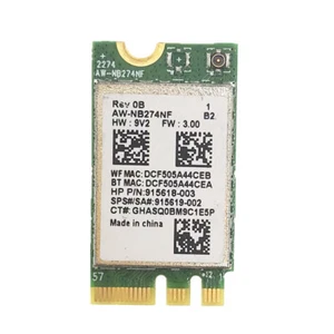 HP 17-AK 15-BS 14-CF 15-BW WIFI Wireless Card AW-NB274NF RTL8723DE 915619-003 - Picture 1 of 4