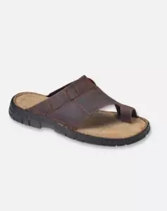 Herren Echtleder Sabot/Intraise Style mit weichem Fußbett - MOK (Mokka) - Bild 1 von 6