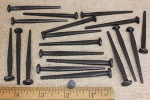 3" Rosehead 20 nails antique square wrought iron vintage Spikes Decorative look - Picture 1 of 6