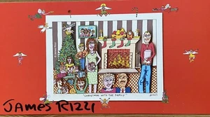 James Rizzi Biglietto Invito Firmato Firma Originale Signed Autograph (25) - Foto 1 di 4