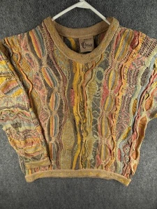 COOGI Australia Classic Sweater Colorful Large Linen Cotton Crew Neck Pink Adult - Picture 1 of 24