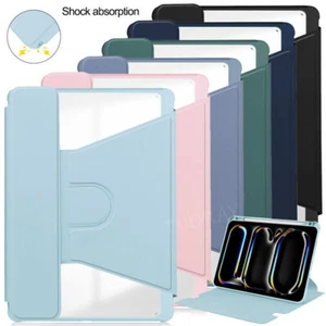 Rotation Leather Shockproof Smart Case For Apple iPad Air M3 13" / 11" (2025) - Picture 1 of 58