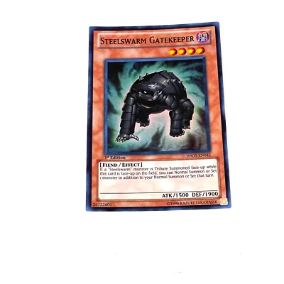 Steelswarm Gatekeeper - HA05-EN045 -  SUPER Rare - 1st ed. - NEAR MINT - YUGIOH - Image 1 of 3